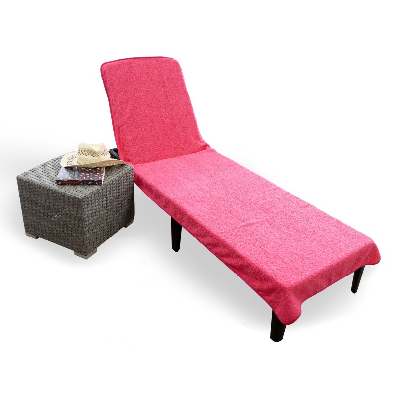 secaneta TOALLA TUMBONA 70X200+20 CMS.400 GR/M2 100%ALG.FUCSIA