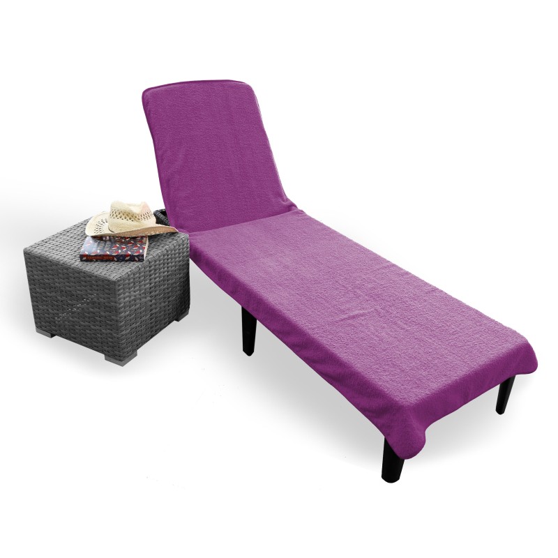 secaneta TOALLA TUMBONA 70X200+20 CMS.400 GR/M2 100%ALG.MORADO