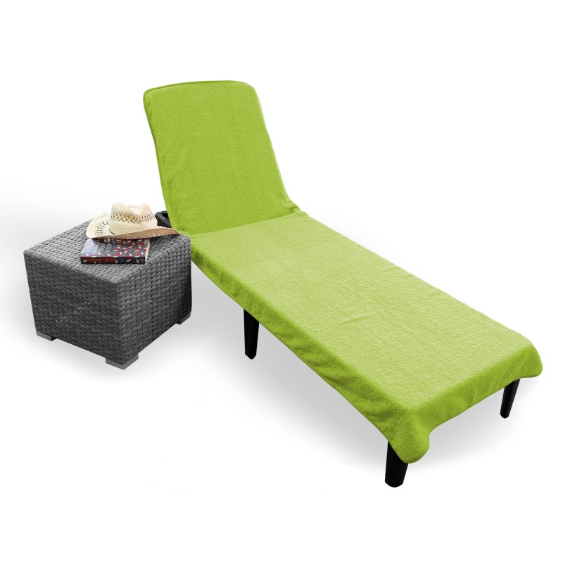 secaneta TOALLA TUMBONA 70X200+20 CMS.400 GR/M2 100%ALG.PISTACHO