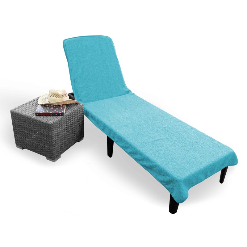 secaneta TOALLA TUMBONA 70X200+20 CMS.400 GR/M2 100%ALG.TURQUESA