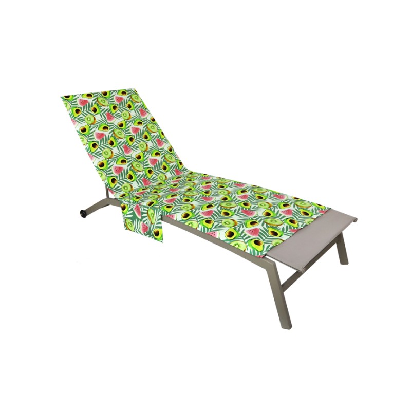 secaneta TOALLA TUMBONA 80X190 CM CON AJUSTES Y BOLSILLOS FRESCO