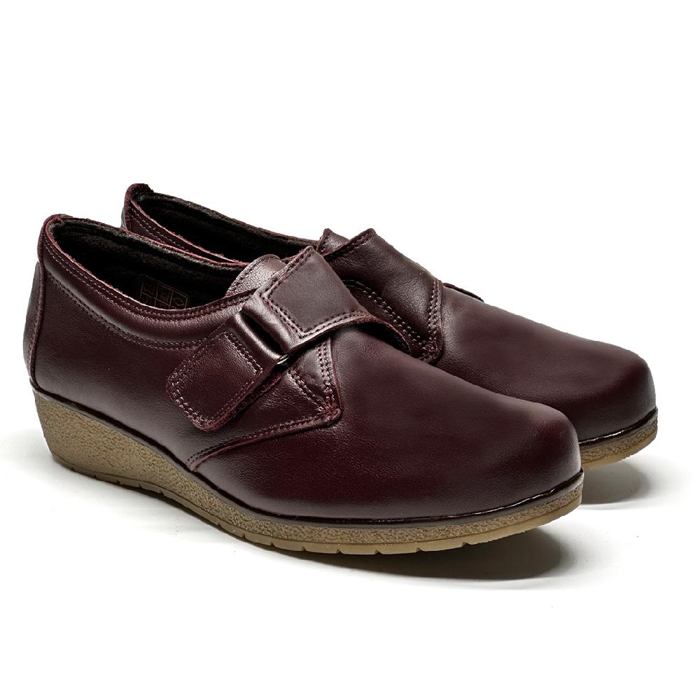 Segarra 7540 Zapato Velcro Burdeos