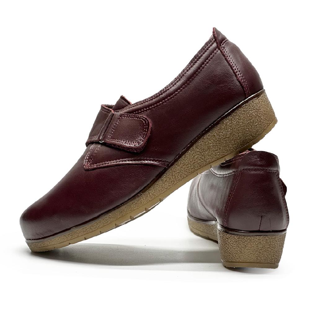 Segarra 7540 Zapato Velcro Burdeos