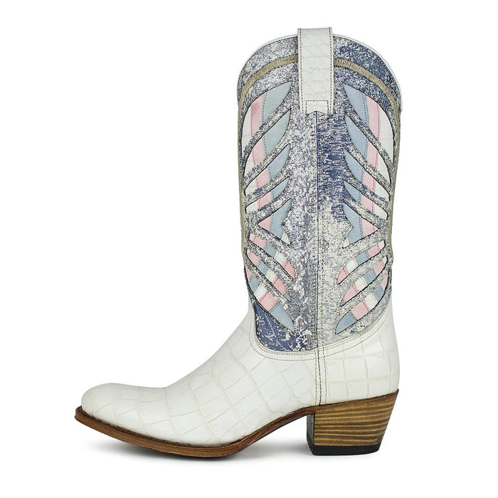 sendra 15999 DEBORA-NL COCO IMIT VICTORIA BLANCO/TELA AZUL