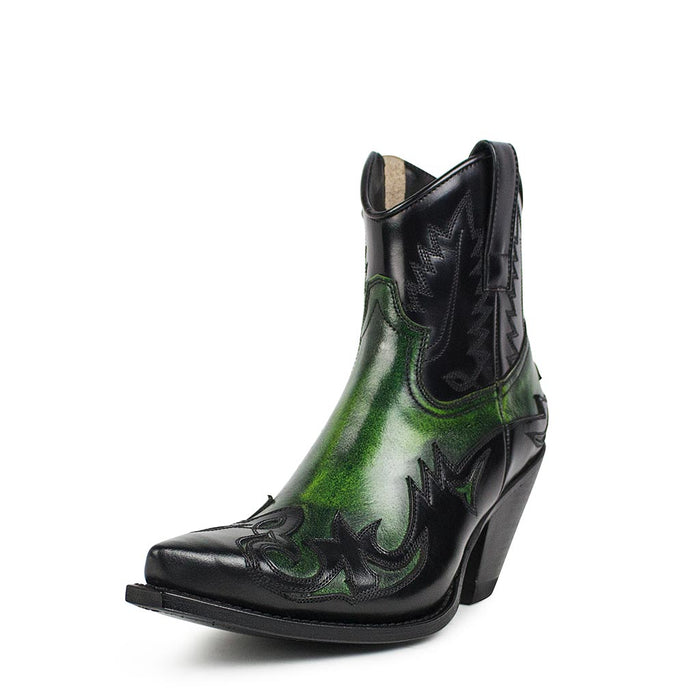Sendra 16695 Gorca Denver Verde Cepillado-Flora Negro