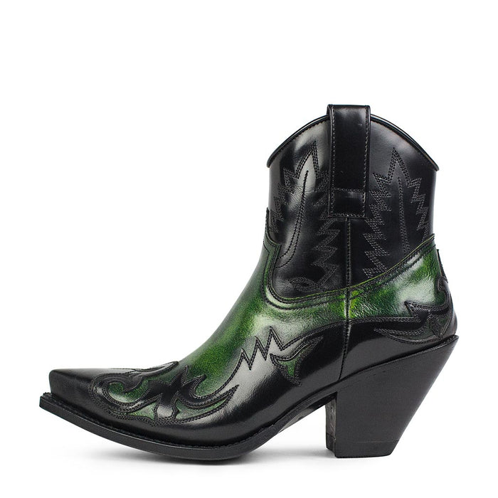 sendra 16695 Gorca Denver Verde Cepillado-Flora Negro