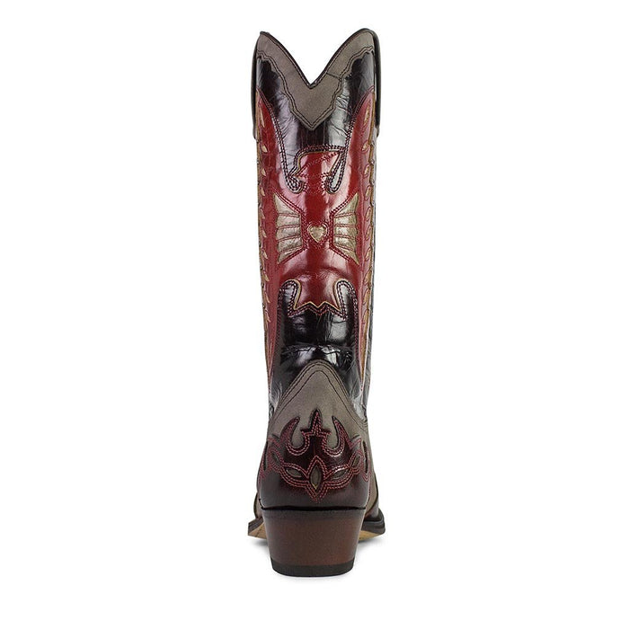 Sendra 18334 CUERVO NOBUK MOKA HURR.FUCHSIA CEPILLO PLANO