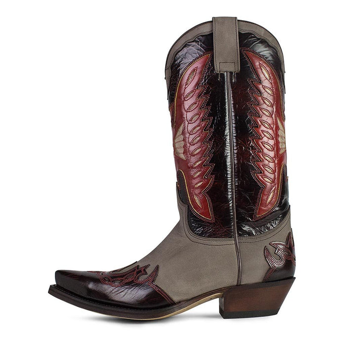 sendra 18334 CUERVO NOBUK MOKA HURR.FUCHSIA CEPILLO PLANO