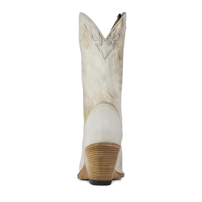 Sendra 18833 LULA FLOTA OFF WHITE LAVA PONY LAME WHITE C63