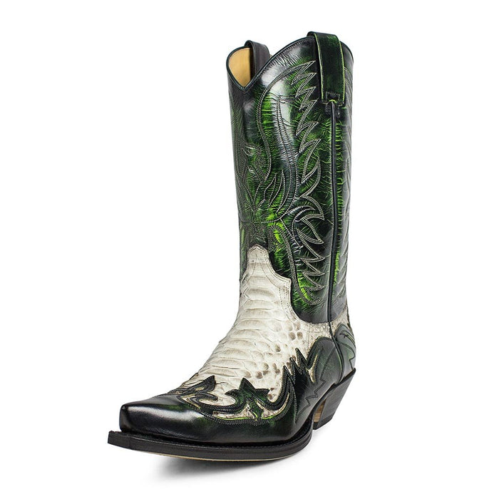Sendra 3241P CUERVO PITON BARR. BLANCO/NEGRO DENVER VERDE