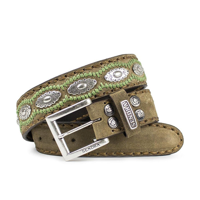 sendra 7606 CINTURONES OLD MARTENS CORDA PAS.INTERIOR VERDE