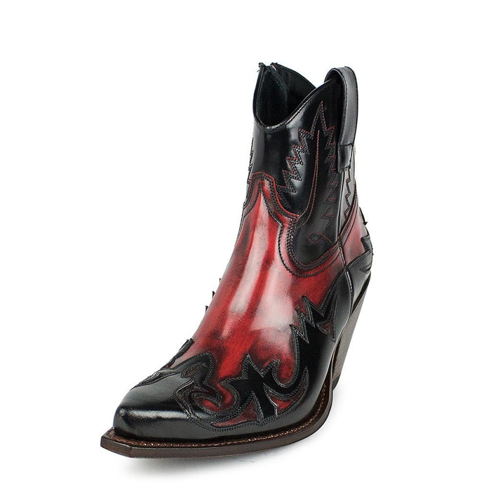 Sendra 16695 Gorca Flora Negro/rojo