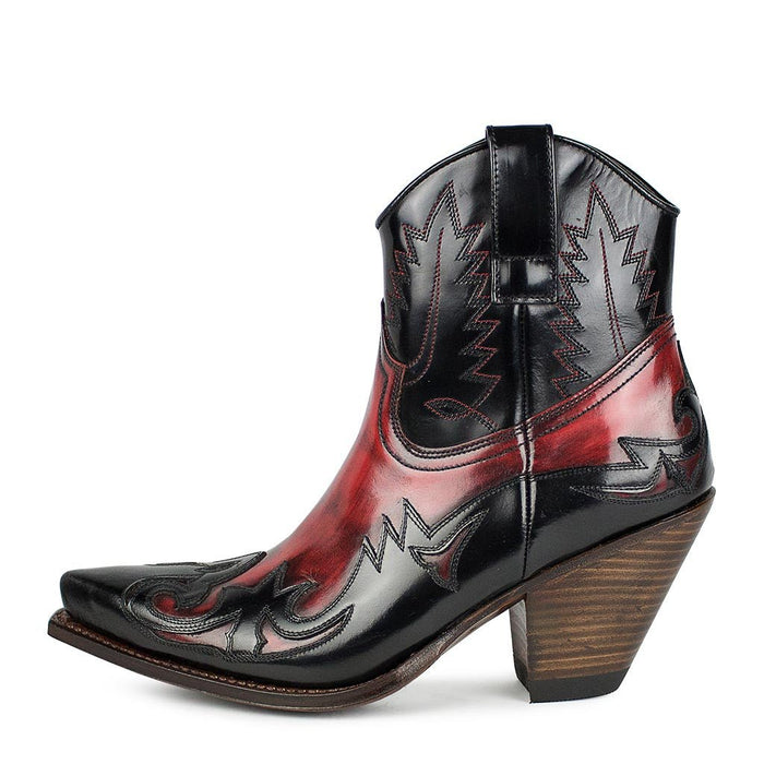sendra 16695 Gorca Flora Negro/rojo
