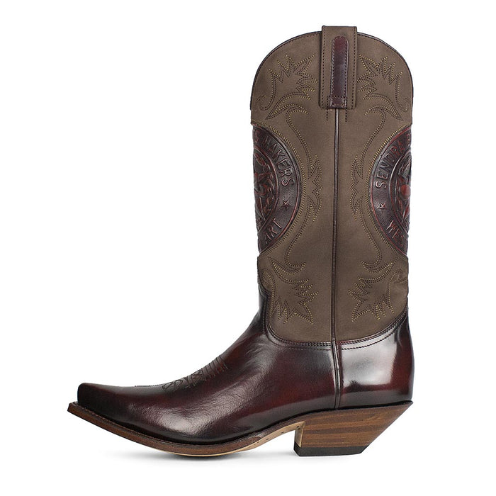 sendra 2587 CUERVO FLORENTIC FUCHSIA NOBUK MOKA
