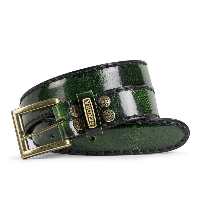 sendra 8563 CINTURONES DENVER VERDE ORO VIEJO