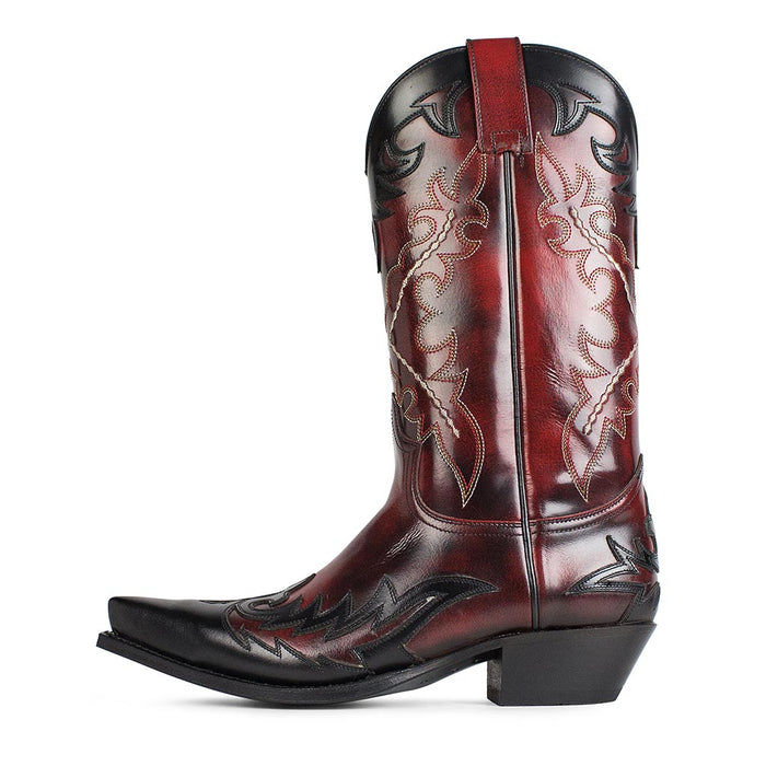 sendra 9669 CUERVO FLORA ROJO DIRTY