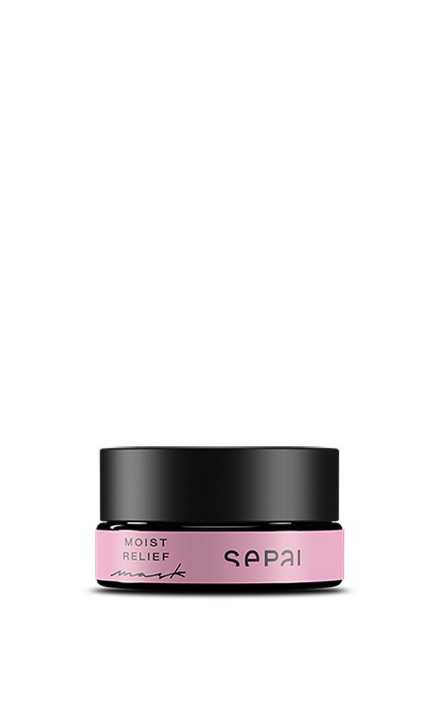 sepai MOIST RELIEF mascarilla en gel de rosa y muérdago