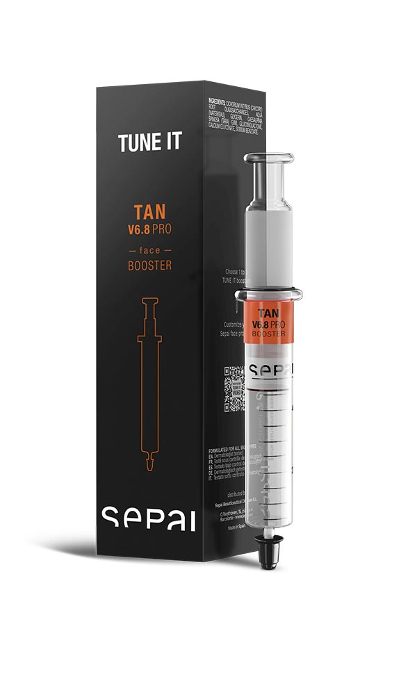 Sepai V6.8 TAN PRO Face Booster Bronceador Y Antioxidante