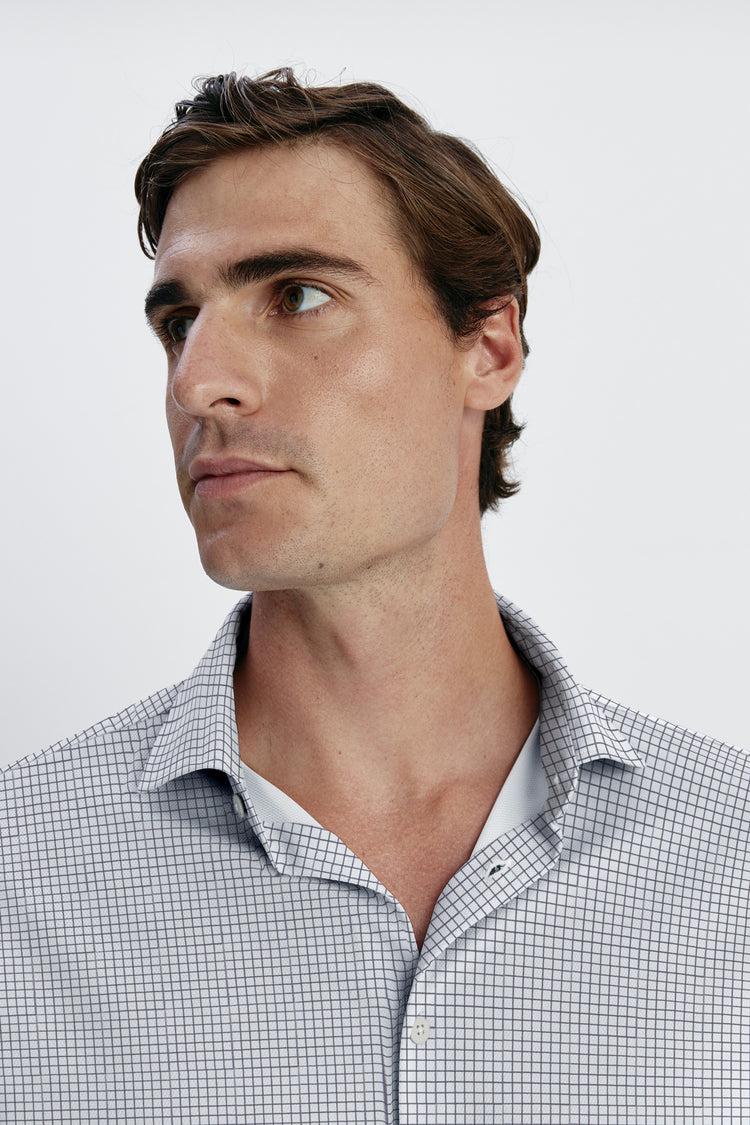 Sepiia Camisa De Vestir Hombre Cuadros Regular