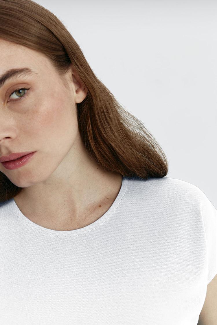 Sepiia Camiseta Mujer Kimono Mujer Blanca