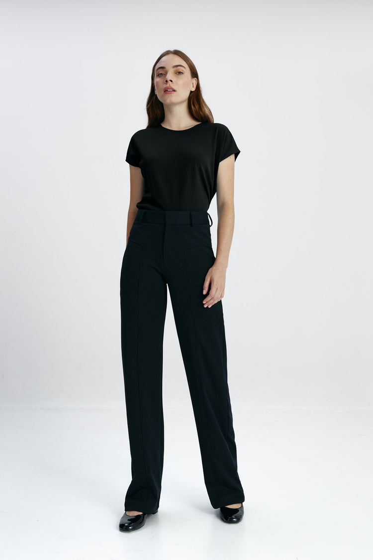 Sepiia Camiseta Mujer Kimono Mujer Negra