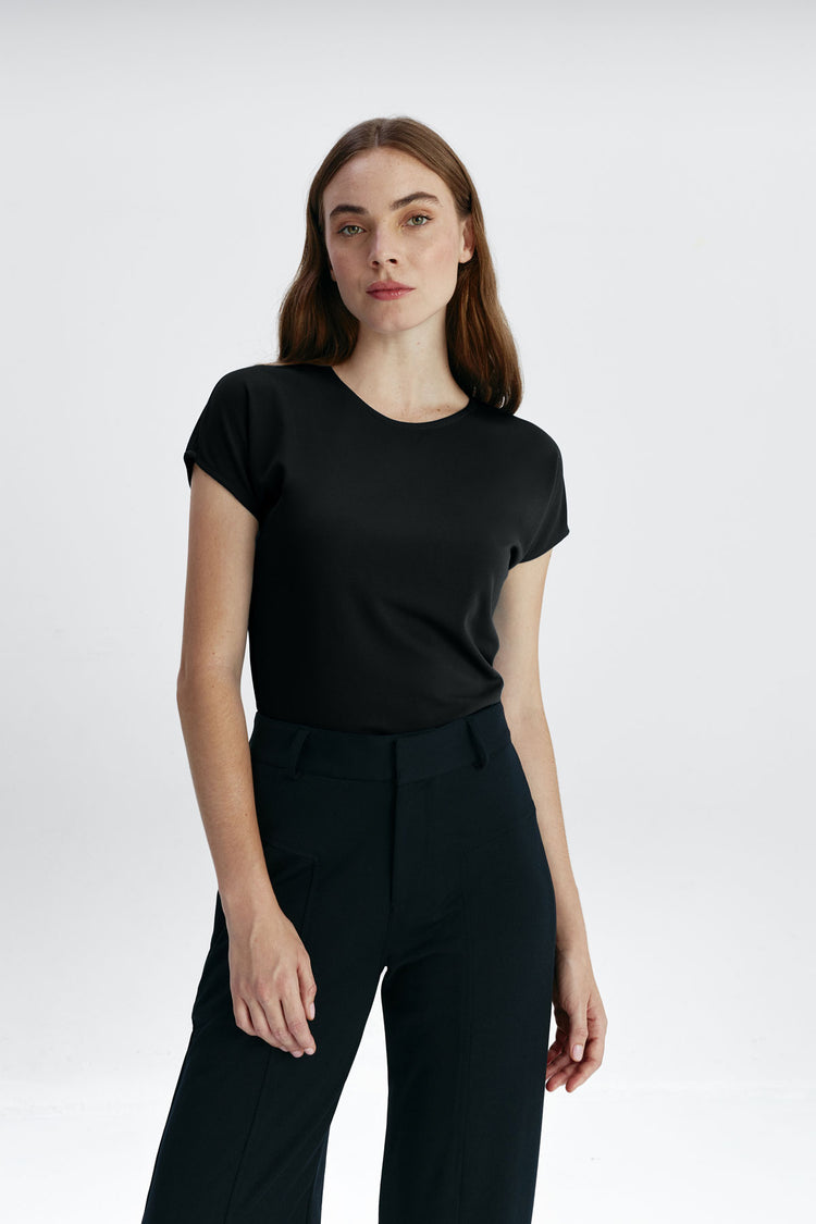 sepiia Camiseta mujer kimono mujer negra