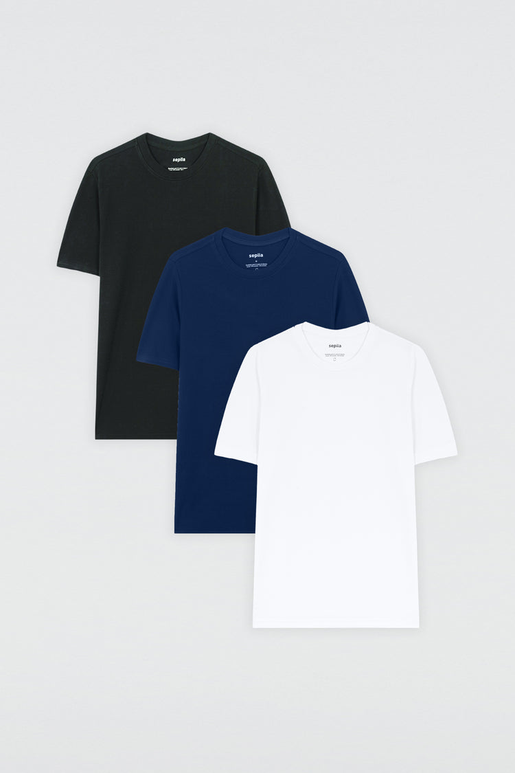 sepiia Pack 3 camisetas (hombre)