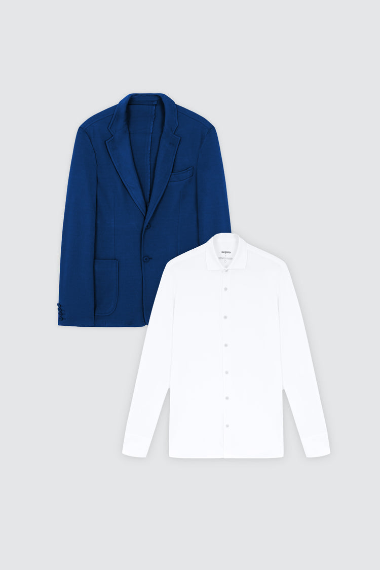 sepiia Pack americana + camisa de vestir