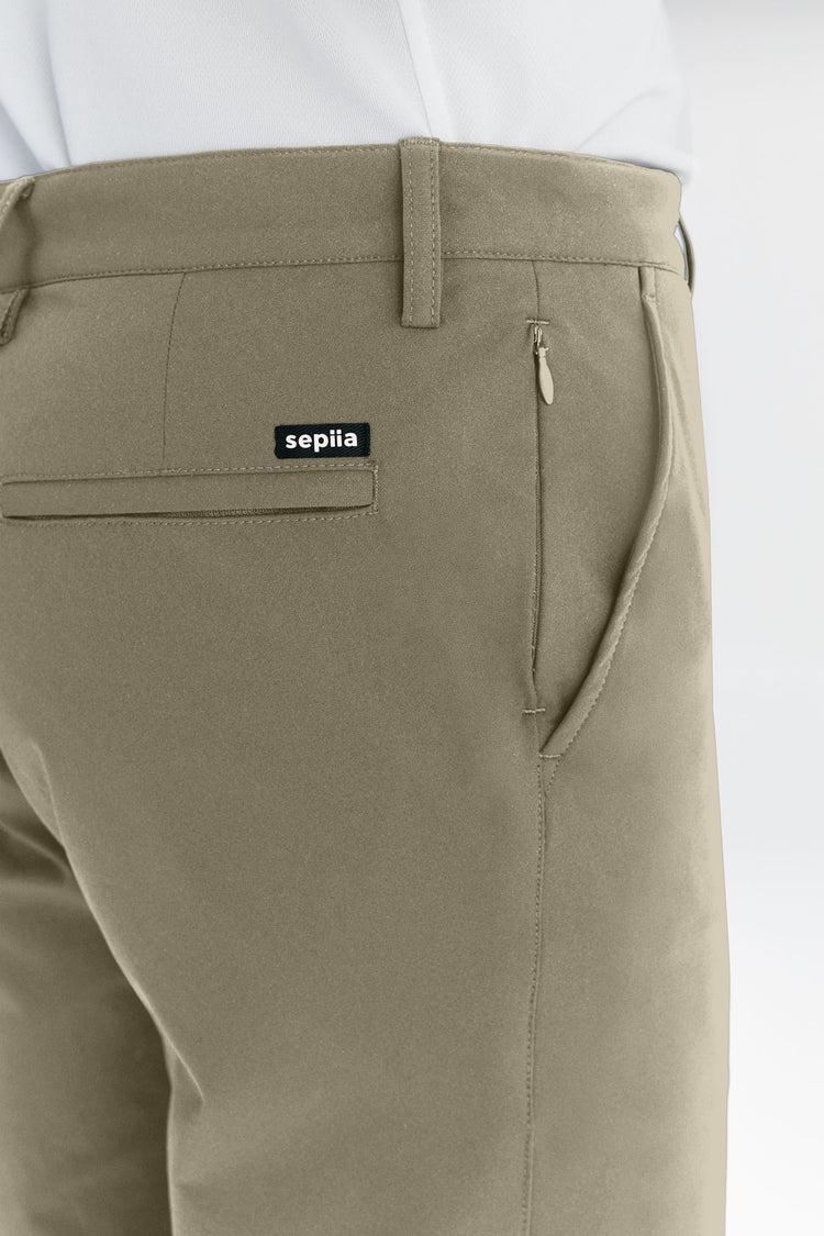 Sepiia Pantalón De Hombre Nova Verde Slim