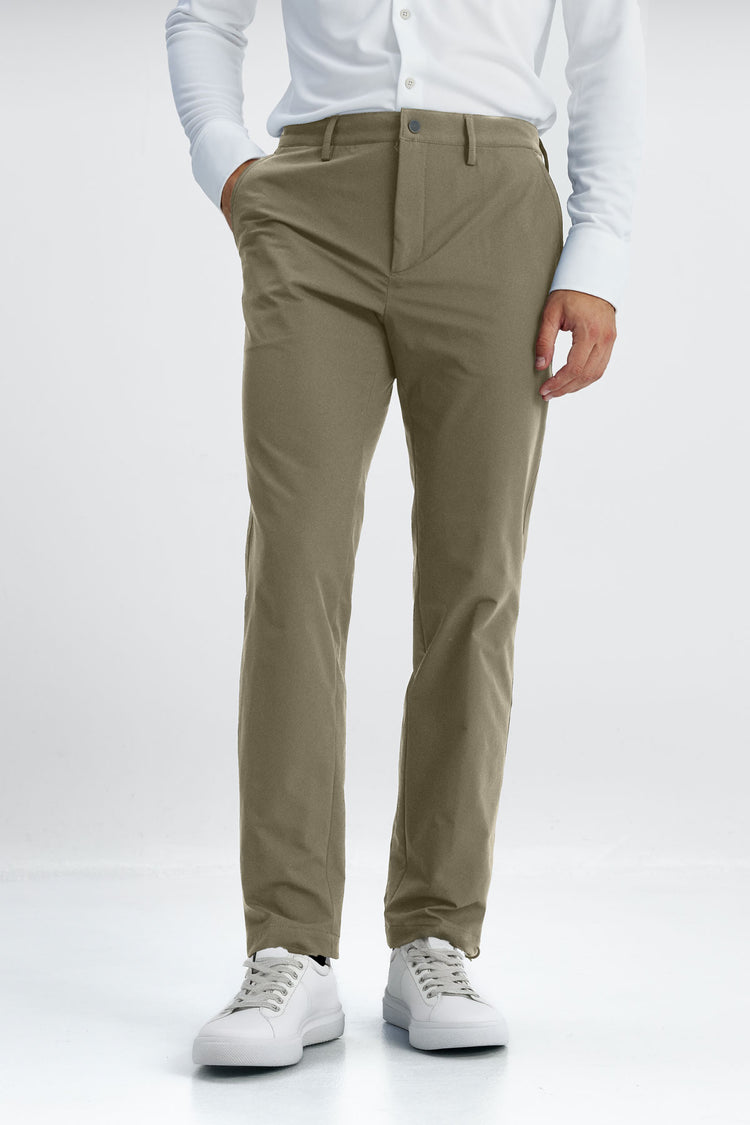 sepiia Pantalón de hombre Nova verde slim