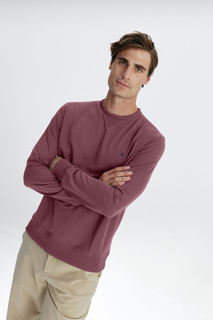 Sepiia Sudadera Unisex Pique Granate