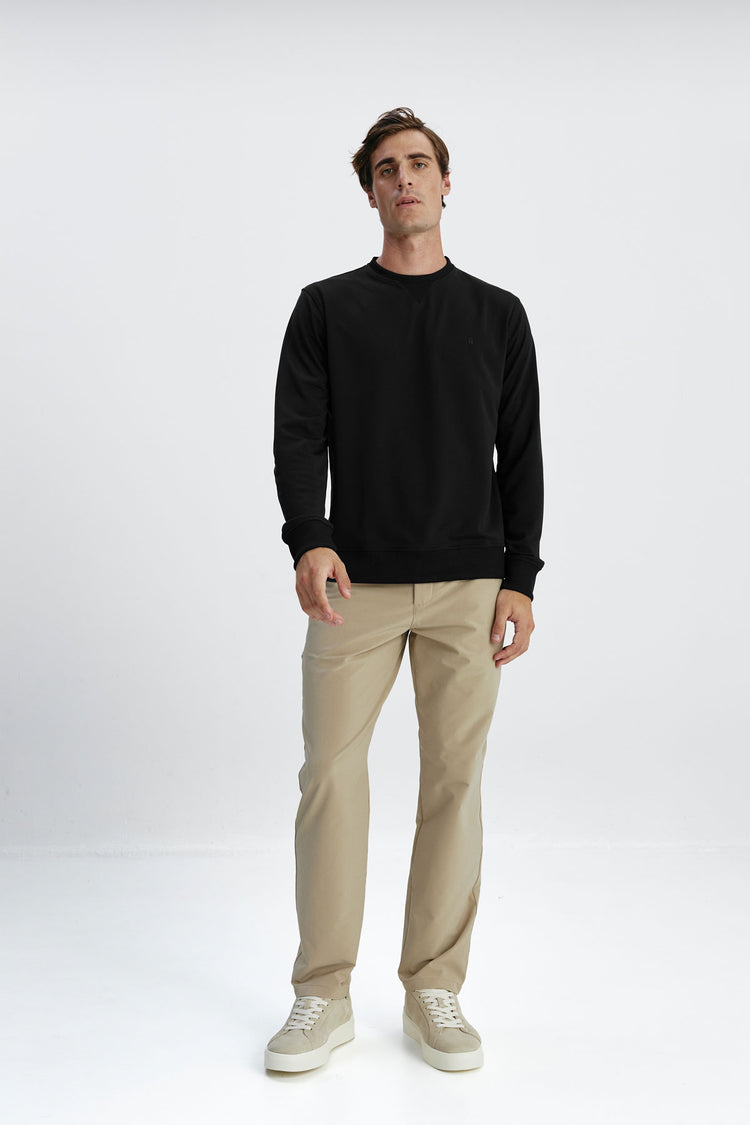 Sepiia Sudadera Unisex Pique Negra