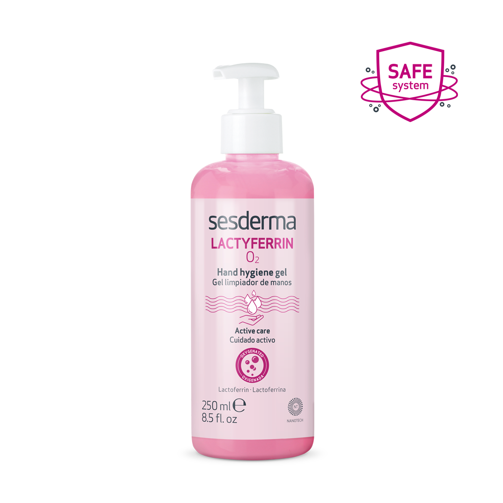 sesderma LACTYFERRIN O2 Gel limpiador de manos 250ml