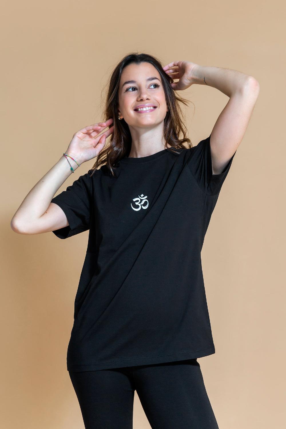 Shambhala Barcelona Camiseta Om Negro