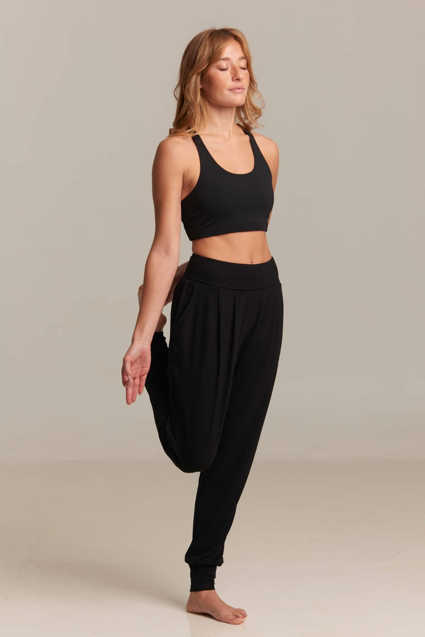 Shambhala Barcelona Pantalón Purusha Harem Negro