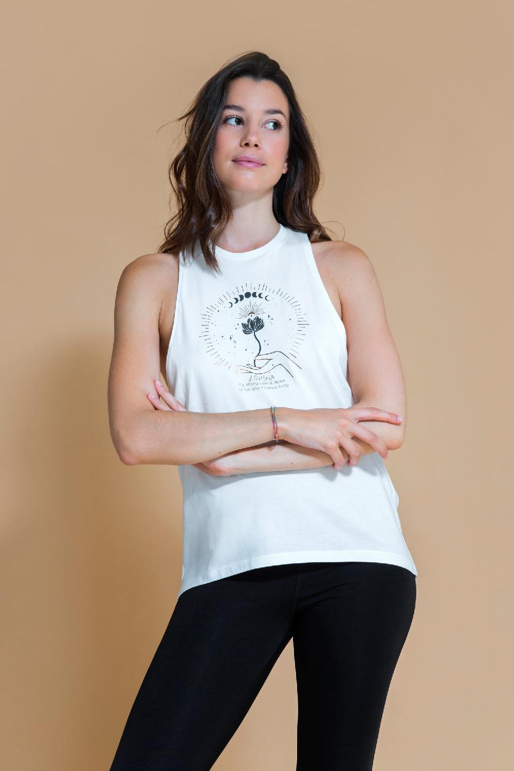 Shambhala Barcelona Top Jijivisha Blanco Roto