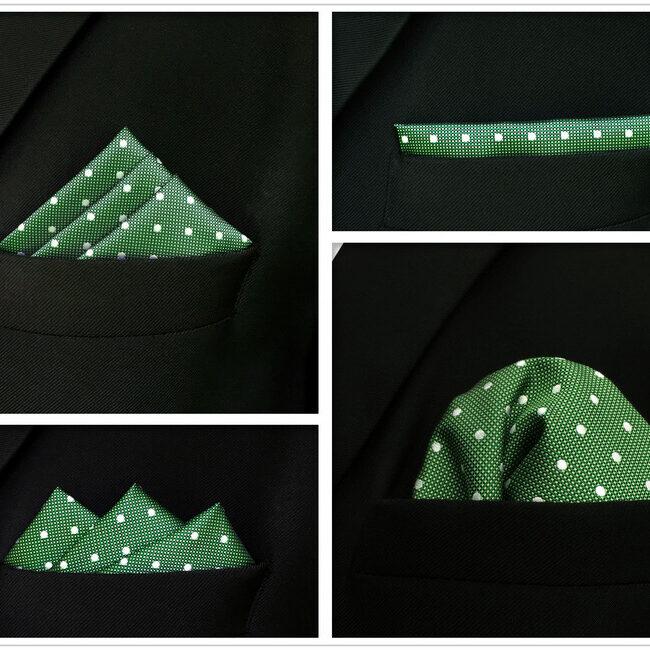 Shlax & Wing 5 Pieces Assorted Fashion Mens Pocket Square Classic Handkerchiefs Set 2-53