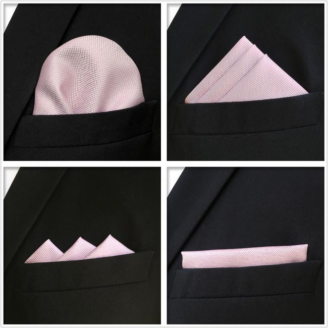 Shlax & Wing 5 Pieces Assorted Fashion Mens Pocket Square Classic Handkerchiefs Set 1-66