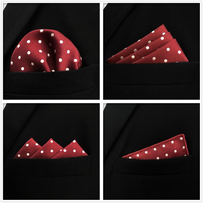 Shlax & Wing 5 Pieces Assorted Fashion Mens Pocket Square Classic Handkerchiefs Set 2-21