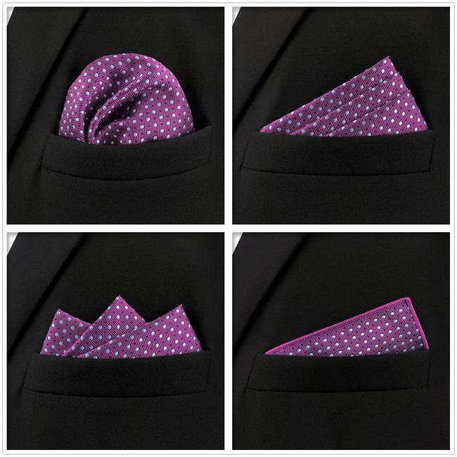 Shlax & Wing 5 Pieces Mens Pocket Square Fashion Gift Classic Assorted Handkerchiefs Set 1-76