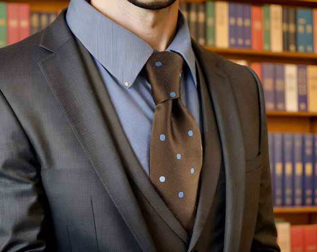 Shlax & Wing A54 Brown Dots Mens Neckties Hanky Set Fashion Classic Wedding Extra Long Size Business Ties