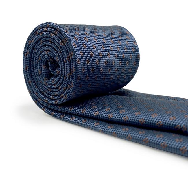 Shlax & Wing A60 Navy Blue Dots Mens Neckties Pocket Square Set Party Fashion Extra Long Size 63″ Ties Business Groom