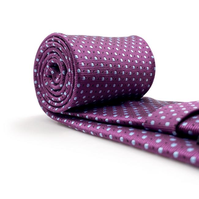 Shlax & Wing A66 Purple Dots Mens Neckties Fashion Wedding Acceossories Extra Long Size 63″ Ties Classic Party