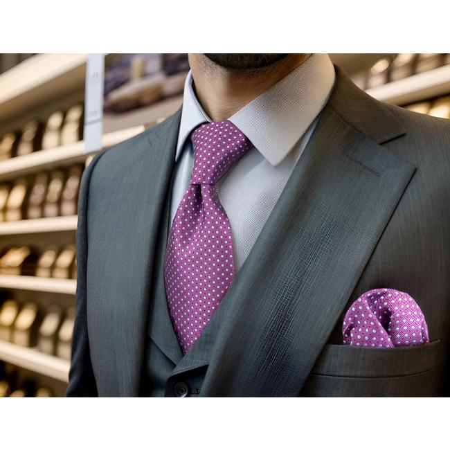 shlax & wing A66 Purple Dots Mens Neckties Fashion Wedding Acceossories Extra Long Size 63″ Ties Classic Party