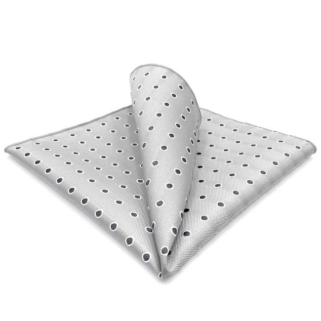 shlax & wing AH21 Light Gray Black Polka Dots Mens Pocket Square Silk Fashion Hanky Classic Dress Handkerchief shlax & wing AH21 Light Gray Black Polka Dots Mens Pocket Square Silk Fashion Hanky Classic Dress Handkerchief