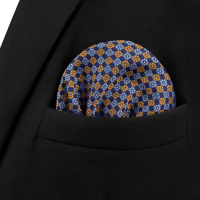 Shlax & Wing AH68 Multicolor Floral Mens Pocket Square Fashion Groom Dress Gift Handkerchief