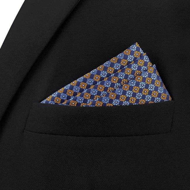Shlax & Wing AH68 Multicolor Floral Mens Pocket Square Fashion Groom Dress Gift Handkerchief