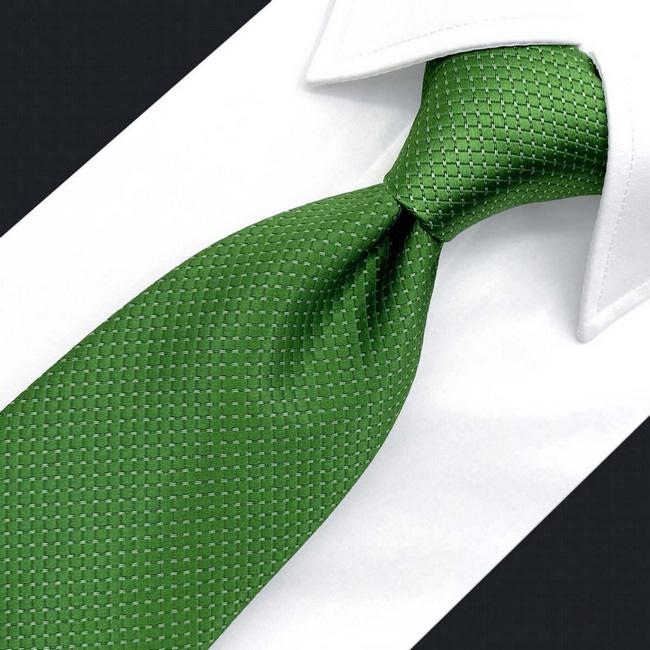 Shlax & Wing B50 Green Solid Mens Necktie Set Fashion Pocket Square Classic Extra Long Size Wedding