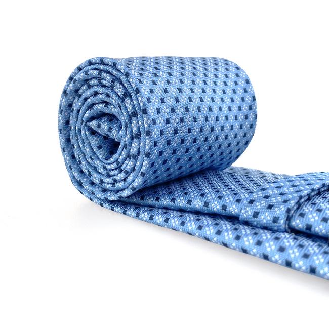 Shlax & Wing B6 Azure Polka Dots Silk Men’s Ties Necktie Wedding Classic Bow Tie Cufflinks Hanky Extra Long Size