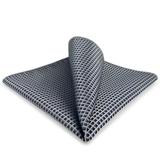 shlax & wing BH28 Black Solid Silk Mens Pocket Square Fashion Wedding Handkerchief Novelty Acceossories Hanky